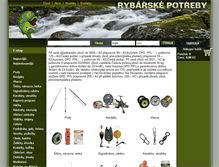 Tablet Screenshot of eshop-rybarske-potreby.cz